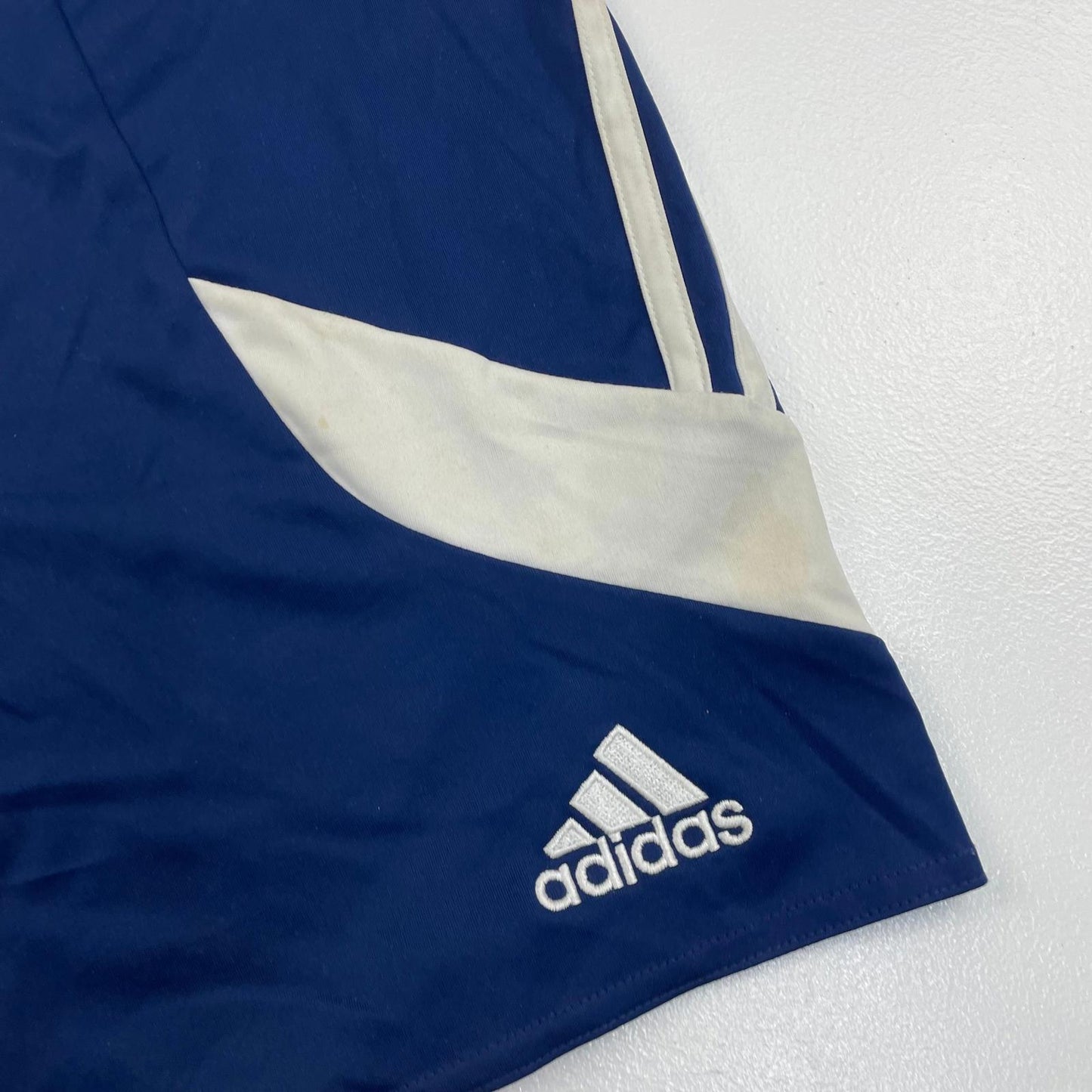 ADIDAS Climalite Activewear Shorts Blue White Mens M