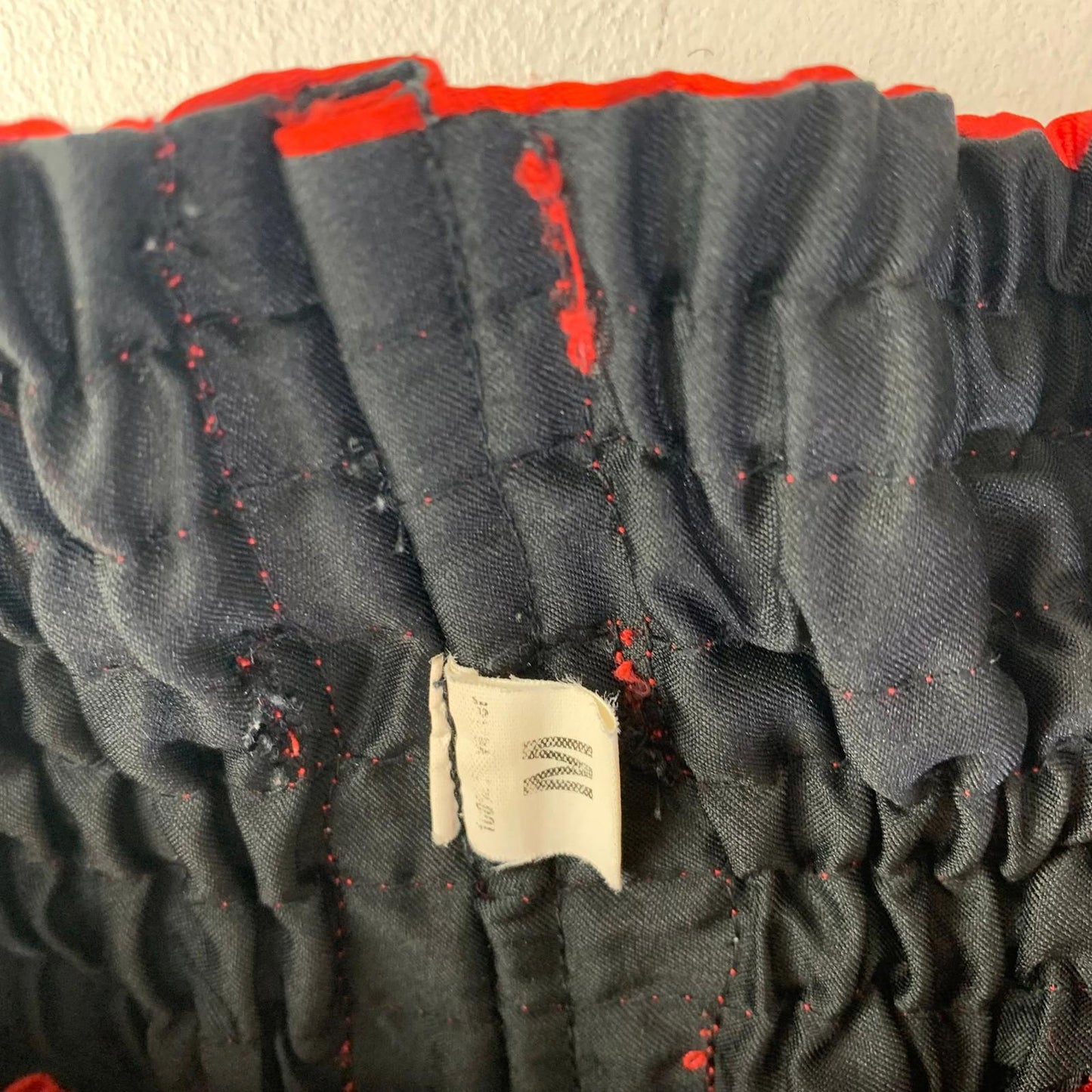 M.A.R Thai Boxing Shorts Star Striped Design Black Red Mens Medium