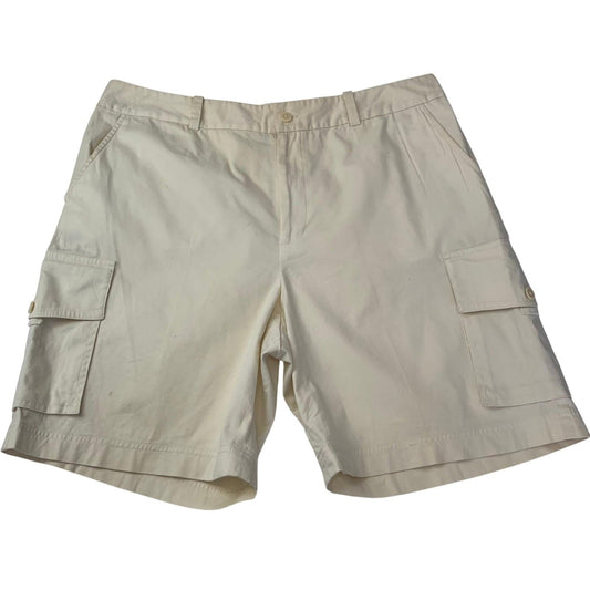 Lauren Ralph Lauren Cargo Shorts Casual Chic Beige Women UK 14