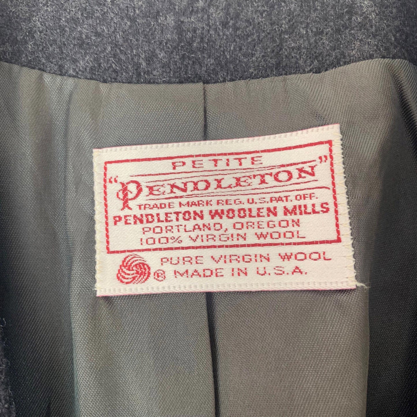 Women’s PENDLETON Grey Pure Virgin Wool Jacket / US8 / UK 10 / Small / USA Made