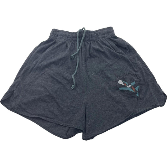 Reebok Women's Casual Athletic Shorts with Logo Dark Grey UK 6