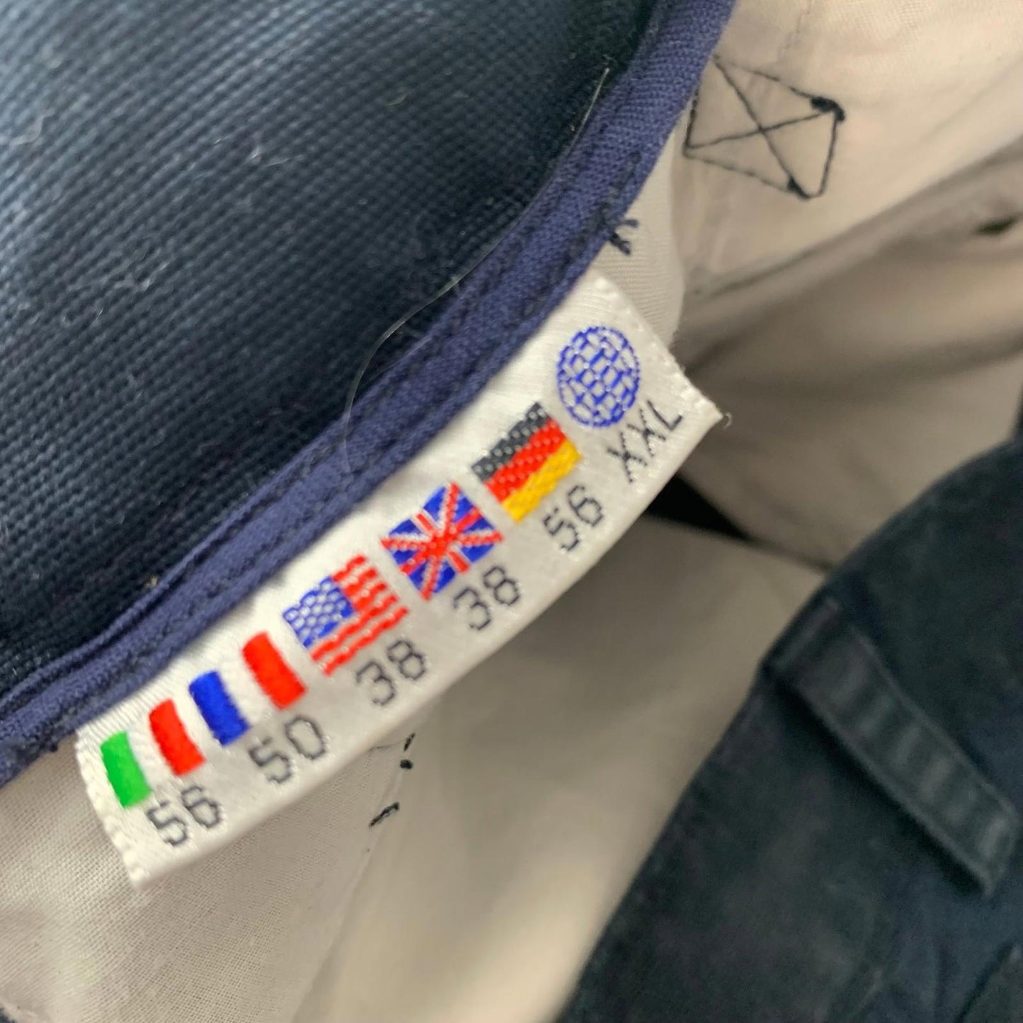 Jantzen Cargo Shorts Cotton Blue Summer Outdoor Mens 38