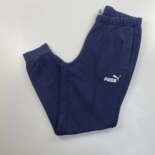 Women’s PUMA Dark Blue Centre Line Joggers , Sweatpants , Size Large