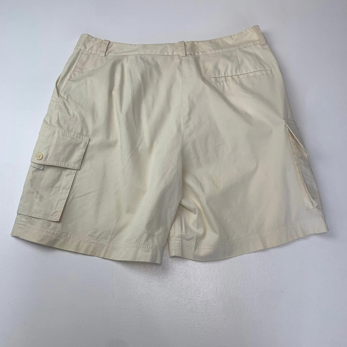 Lauren Ralph Lauren Cargo Shorts Casual Chic Beige Women UK 14