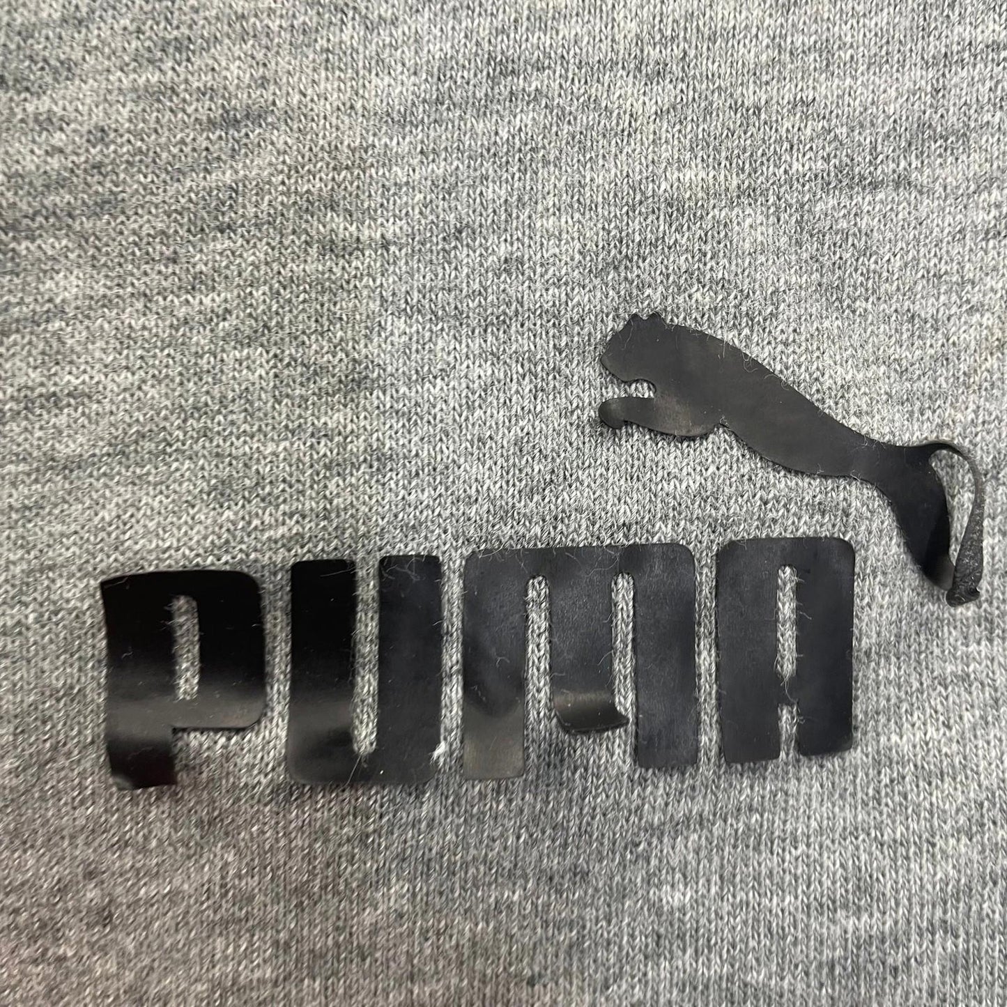 Puma Men's Sweat Shorts Athletic Casual Grey Drawstring Medium