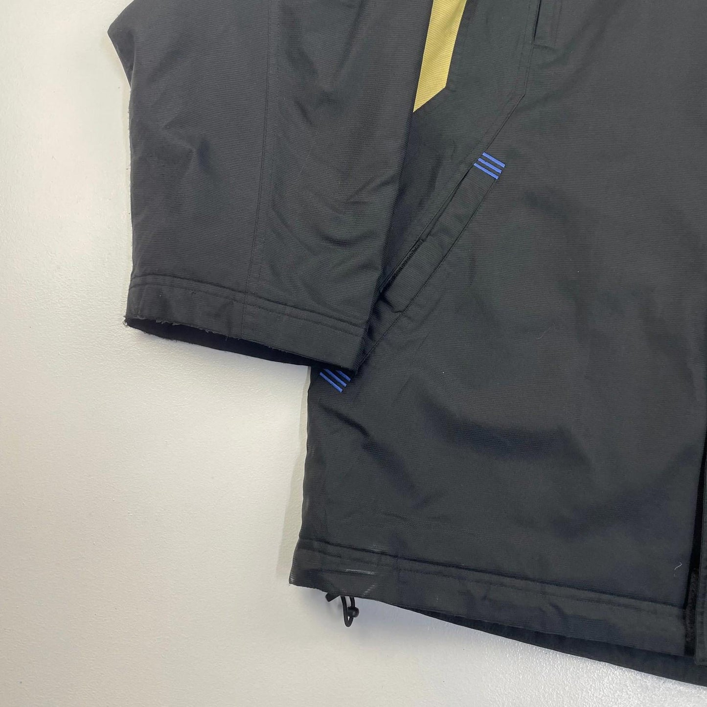 Adidas Equipment  90's Vintage Jacket Outdoor Black Yellow Mens XL