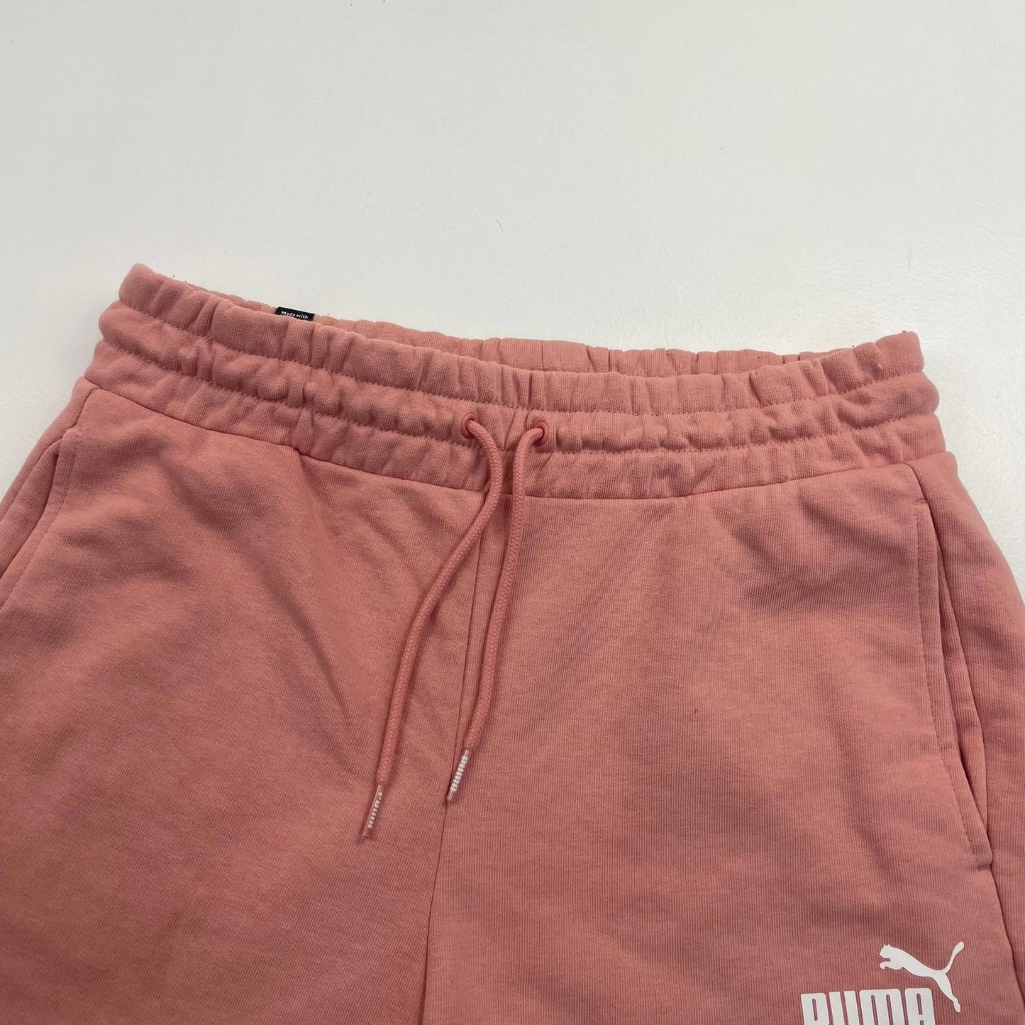 Puma Women's Activewear Shorts Drawstring Waist Pink Sports S