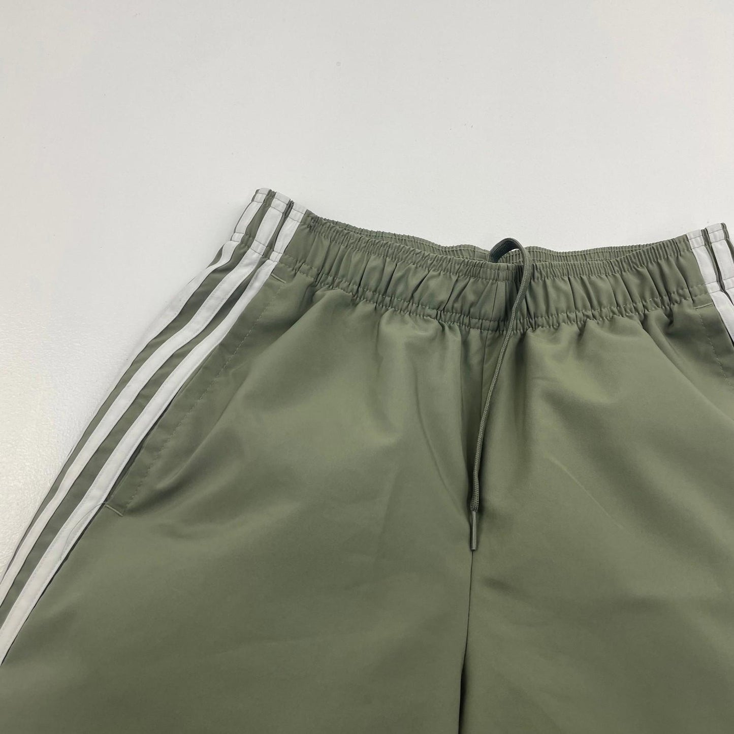 Adidas Men's Athletic Shorts Drawstring Green Classic Style Small