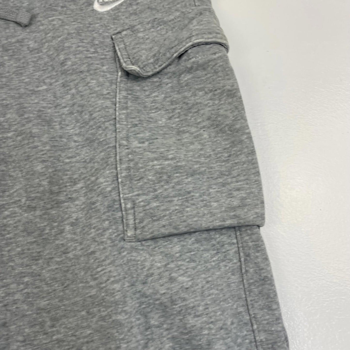 NIKE Cargo Jogger Sweatpants Grey Relaxed Fit Mens M