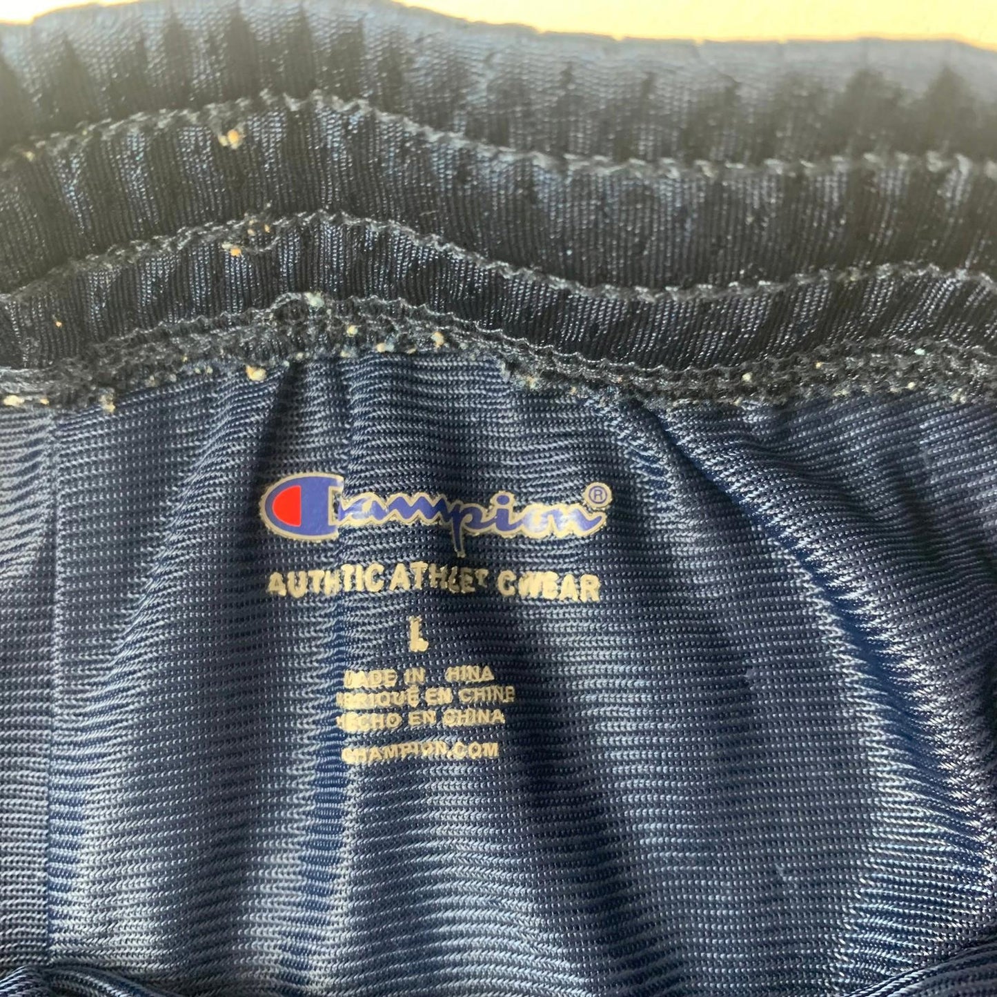 Champion Activewear Shorts Athletic Mesh Navy Boys Large