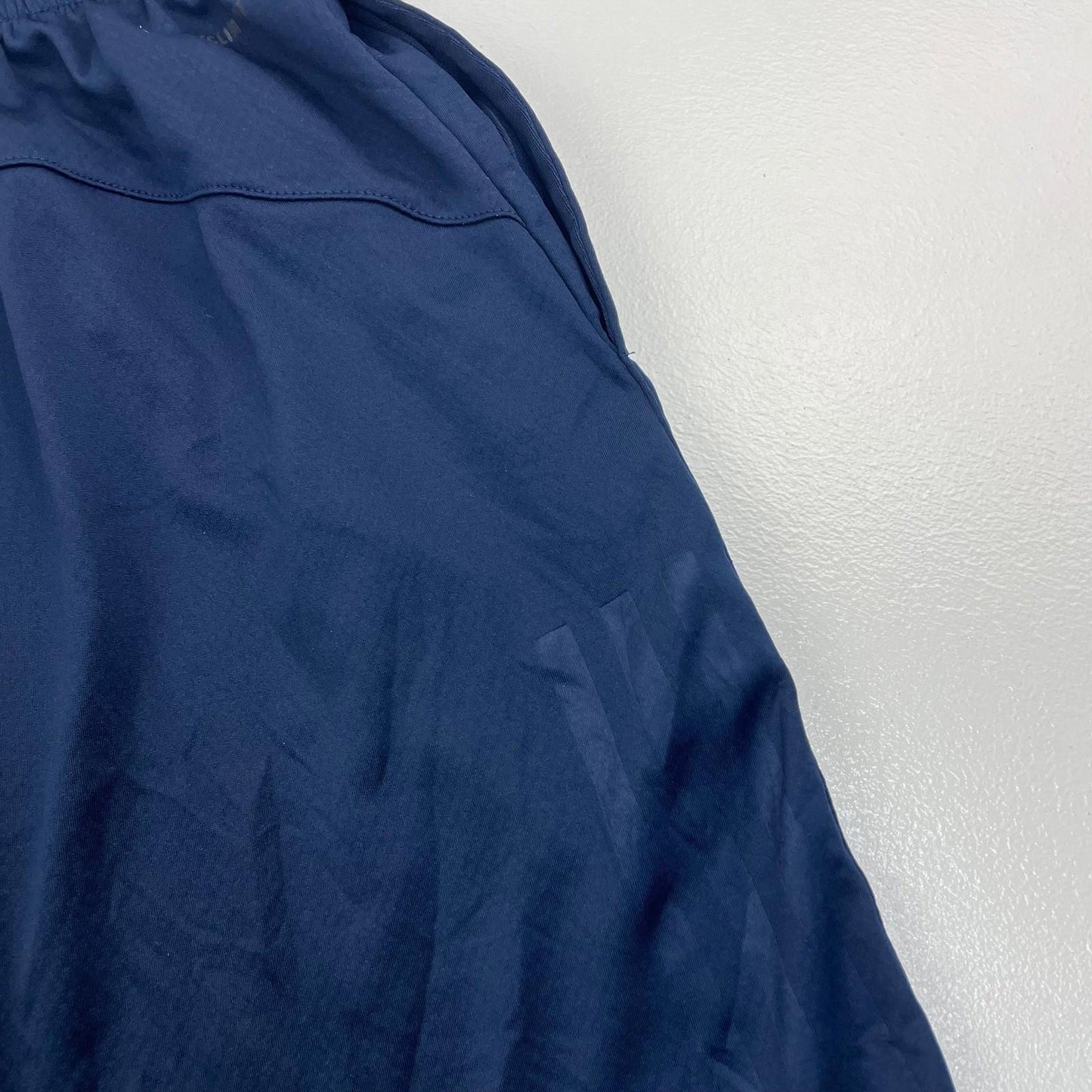 Adidas Climalite Activewear Shorts Elastic Waist Blue Mens XL
