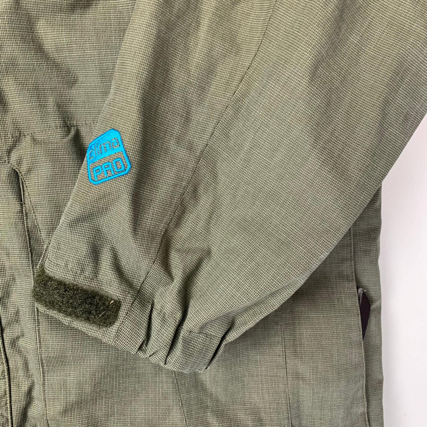 Mens SALOMON Clima Pro Ski Jacket / Khaki Green / Small