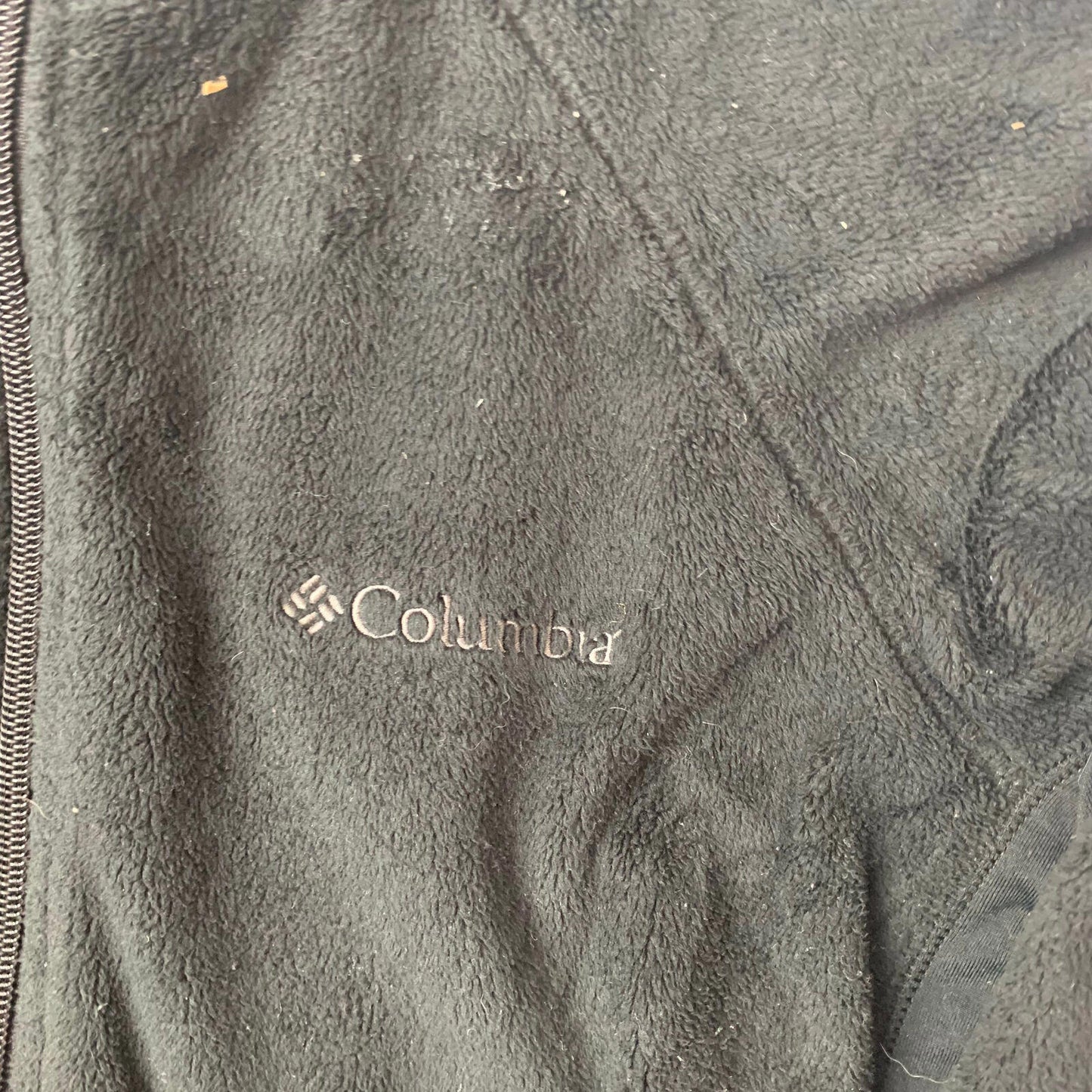 Women’s COLUMBIA XS Full Zip Fleece Jacket / Black / Extra Small