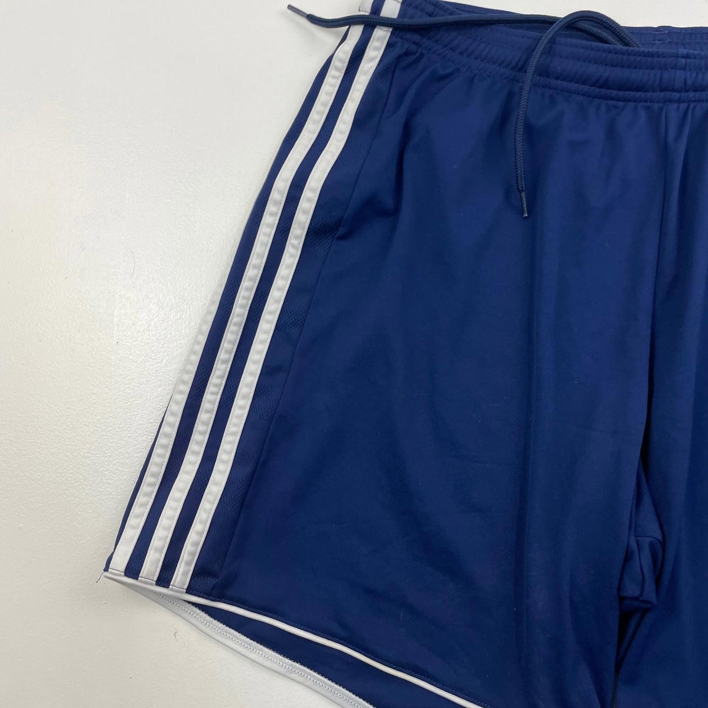 Adidas Climacool Activewear Shorts Blue Drawstring Elastic Waist Mens L