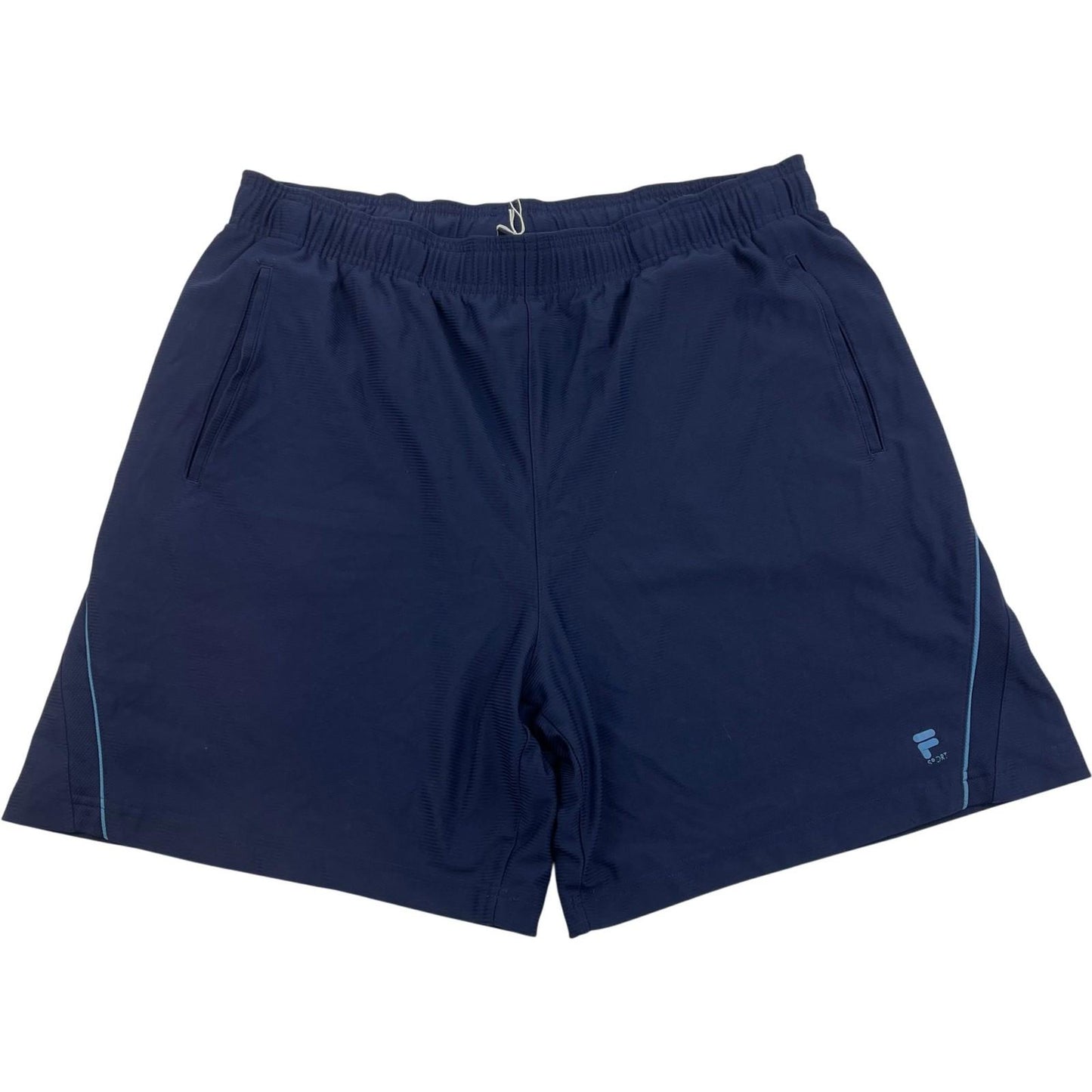 FILA SPORT Athletic Shorts Performance Blue Elastic Waist Mens XL
