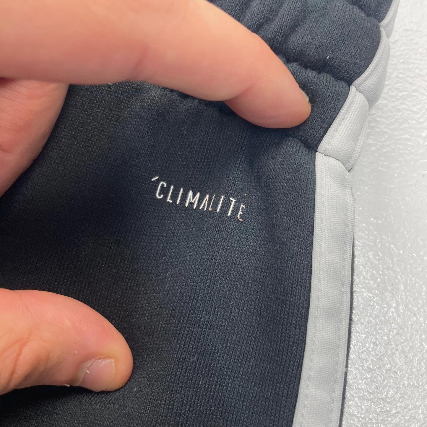 Adidas Climalite Jogger Trousers Stripe Black Women S 8-10