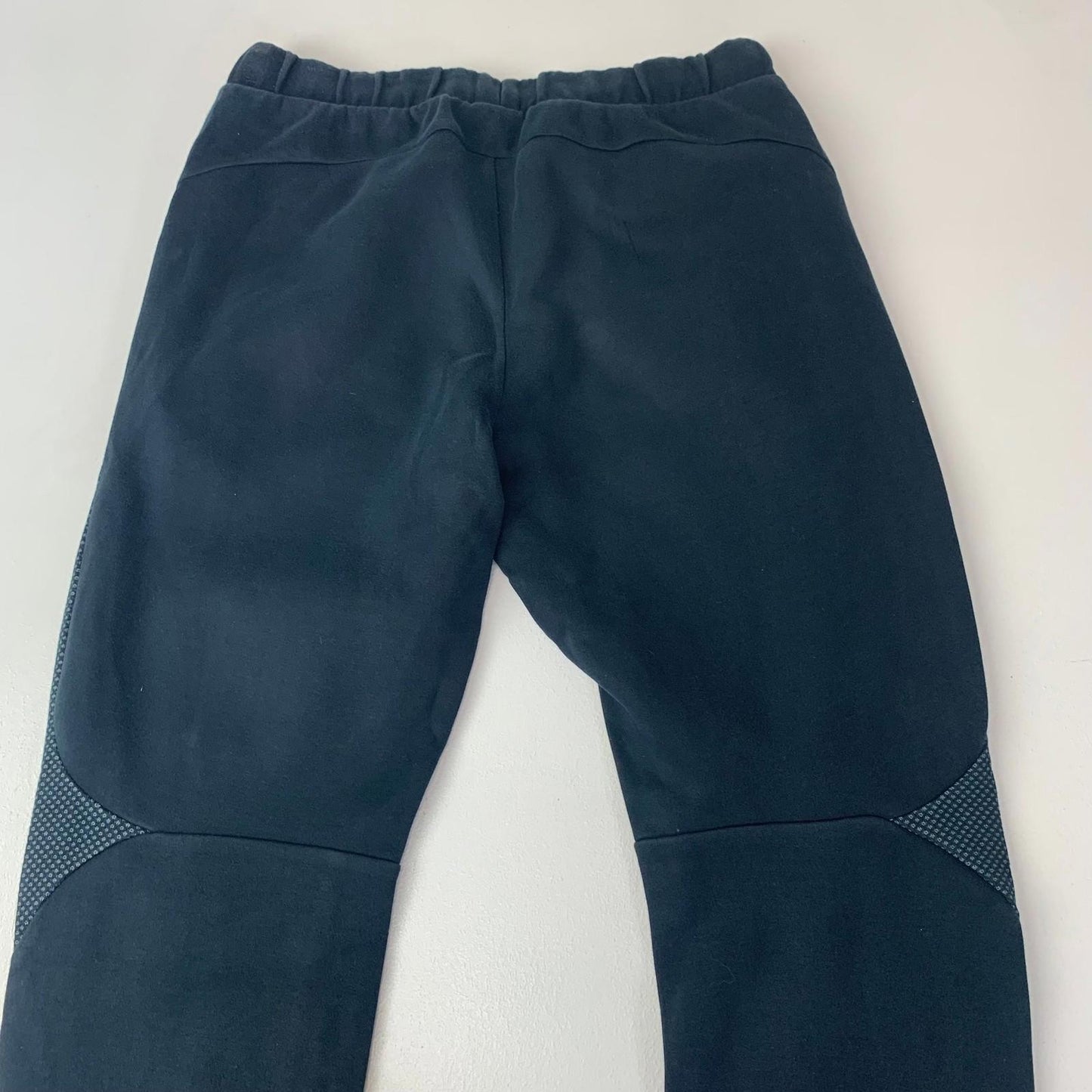 Puma Jogger Track Pants Breathable Mesh Black Mens Medium