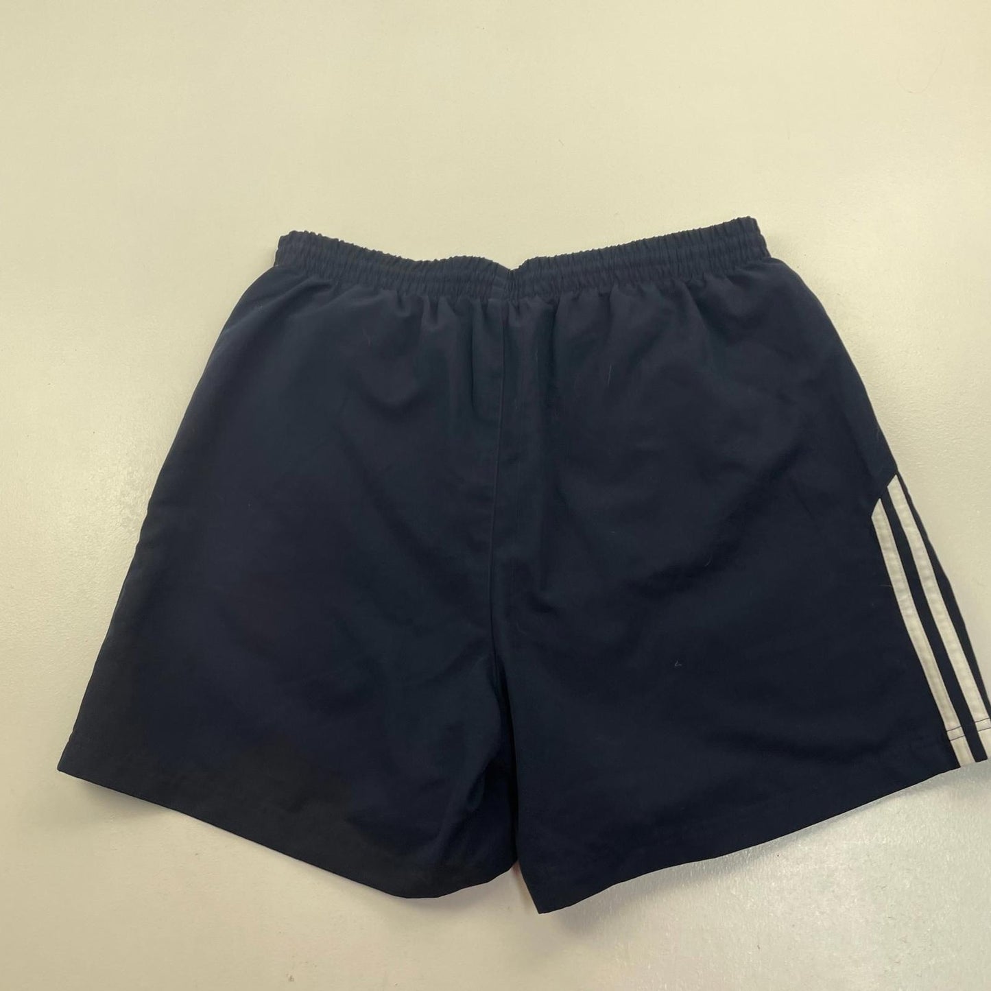 Adidas Activewear Shorts Elastic Waist Navy Blue Men's UK L