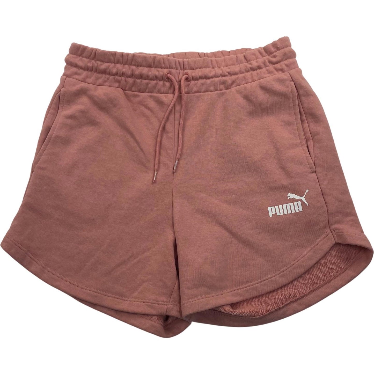Puma Women's Activewear Shorts Drawstring Waist Pink Sports S