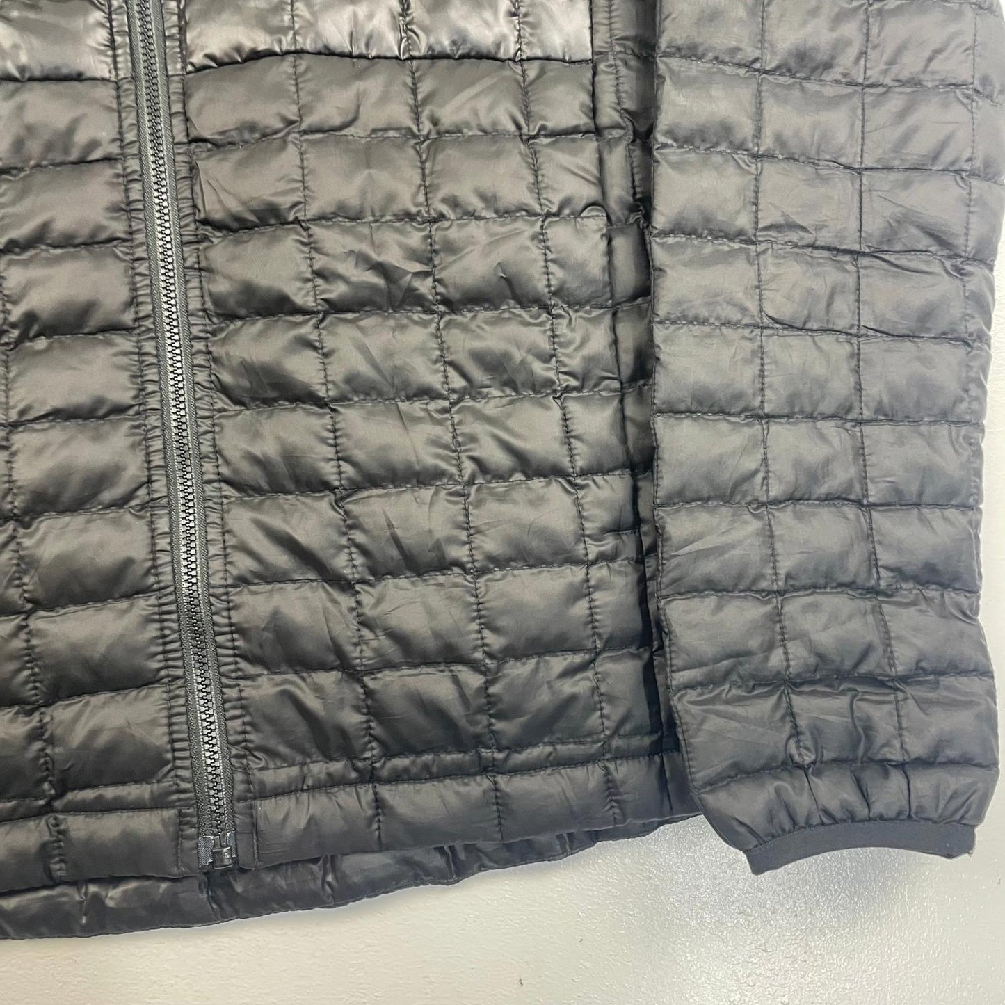 THE NORTH FACE Hooded Puffer Jacket Insulated Quilted Black Womens S