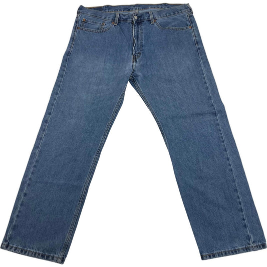 Levi's 505 Straight Leg Classic Blue Denim Jeans Mens W38 L29