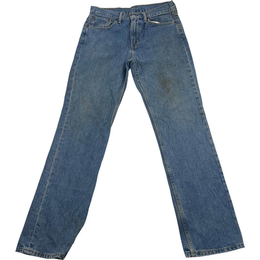 LEVI'S 516 Straight Leg Vintage Blue Denim Jeans Mens W32 L32