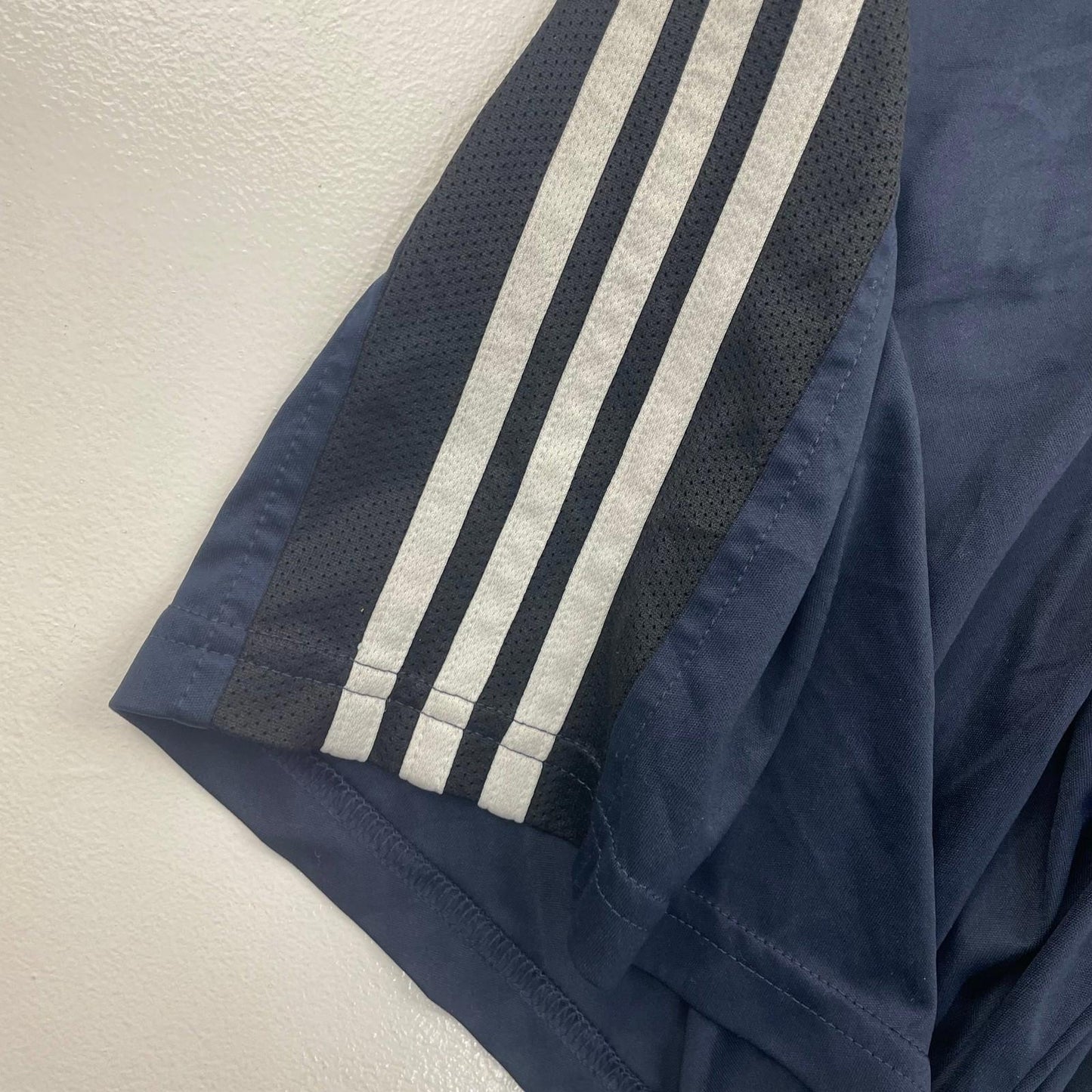Adidas Climalite Activewear Shorts Athletic Navy Striped Mens Small