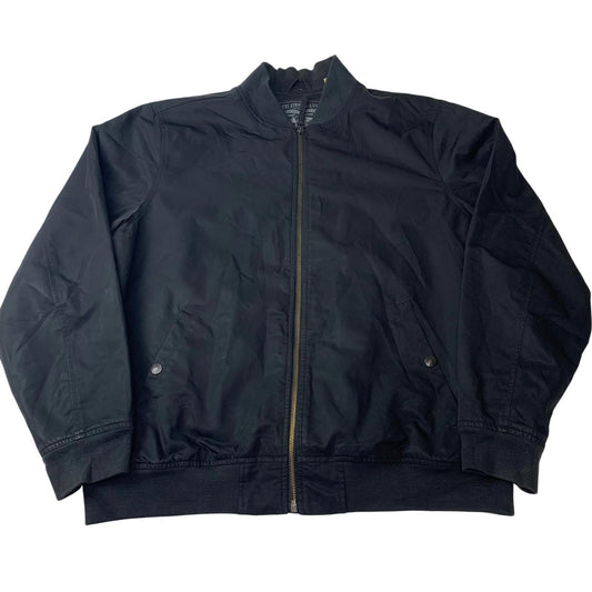 Levi Strauss Bomber Jacket Classic Style Black Mens XL