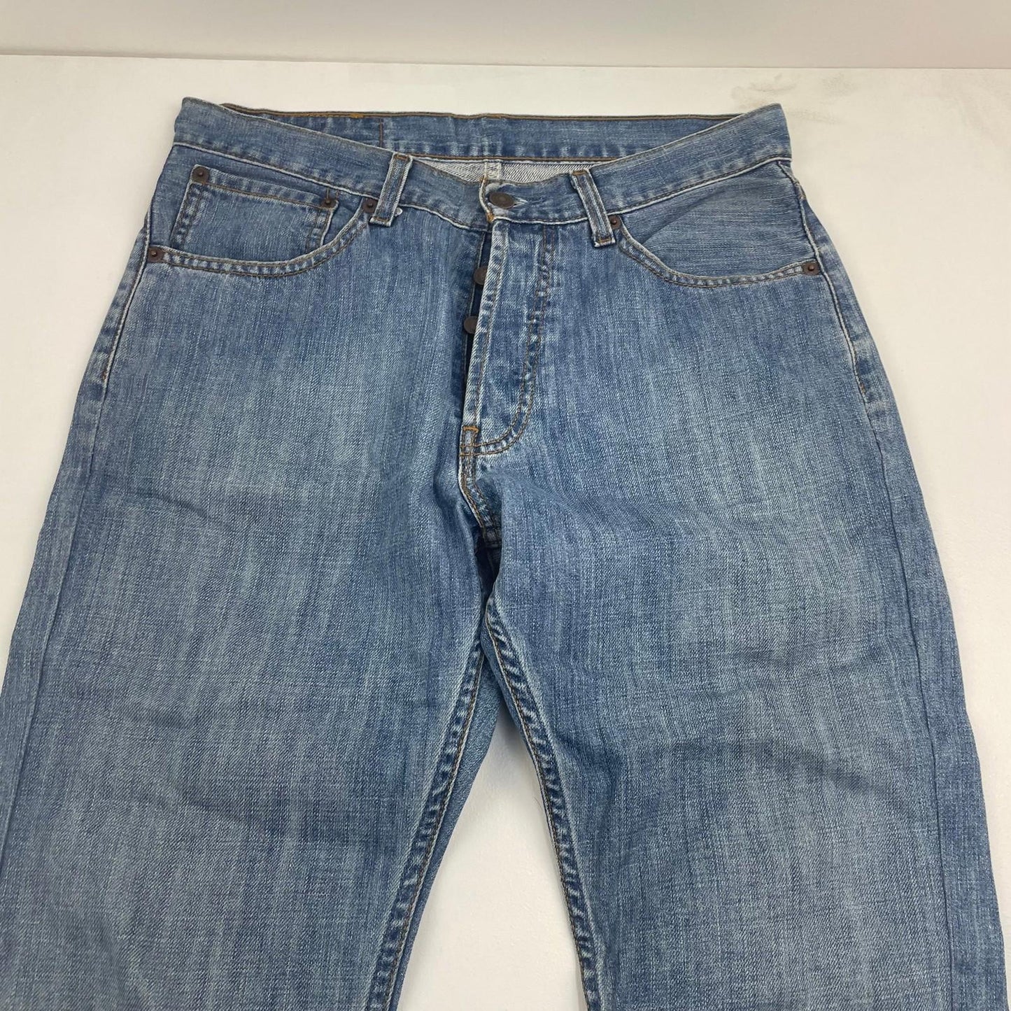 Levi's 210 Jeans Straight Leg Blue Denim Mens W31 L32