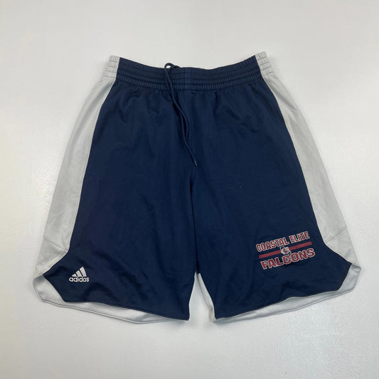Men’s ADIDAS Blue & White Basketball Sport Shorts , Size M