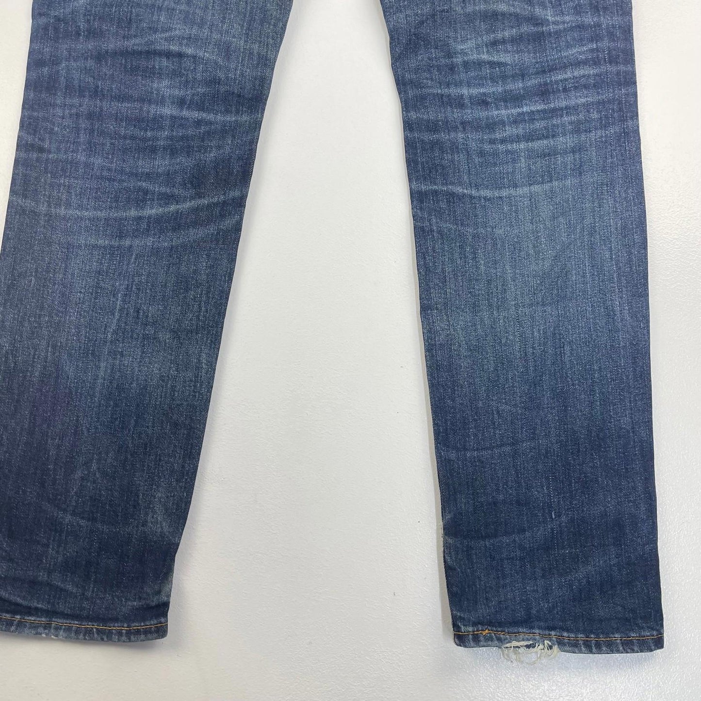 LEVI'S 511 Slim Fit Jeans Distressed Faded Blue Stretch Denim Mens W32 L32