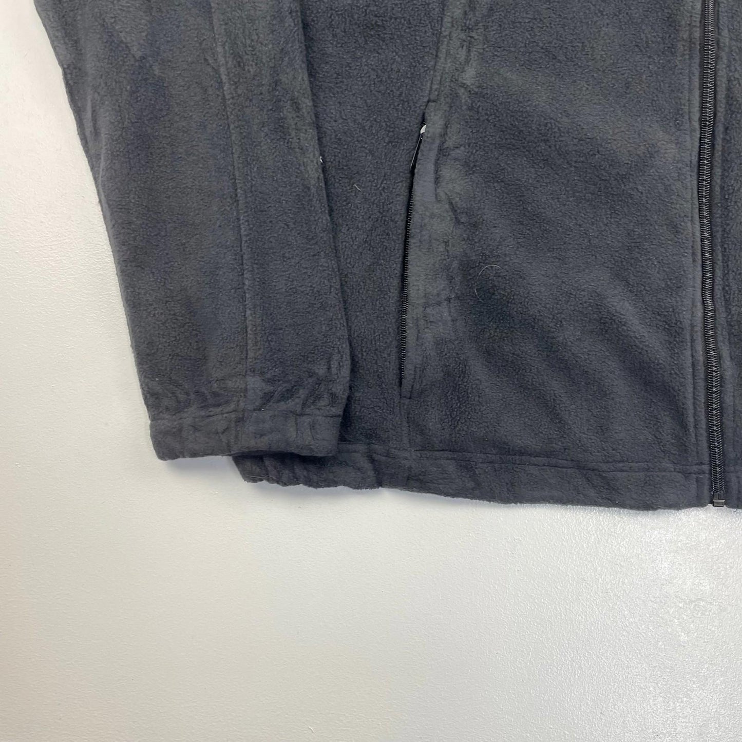 COLUMBIA Fleece Jacket Full Zip Grey Outdoor Casual Mens 2XL