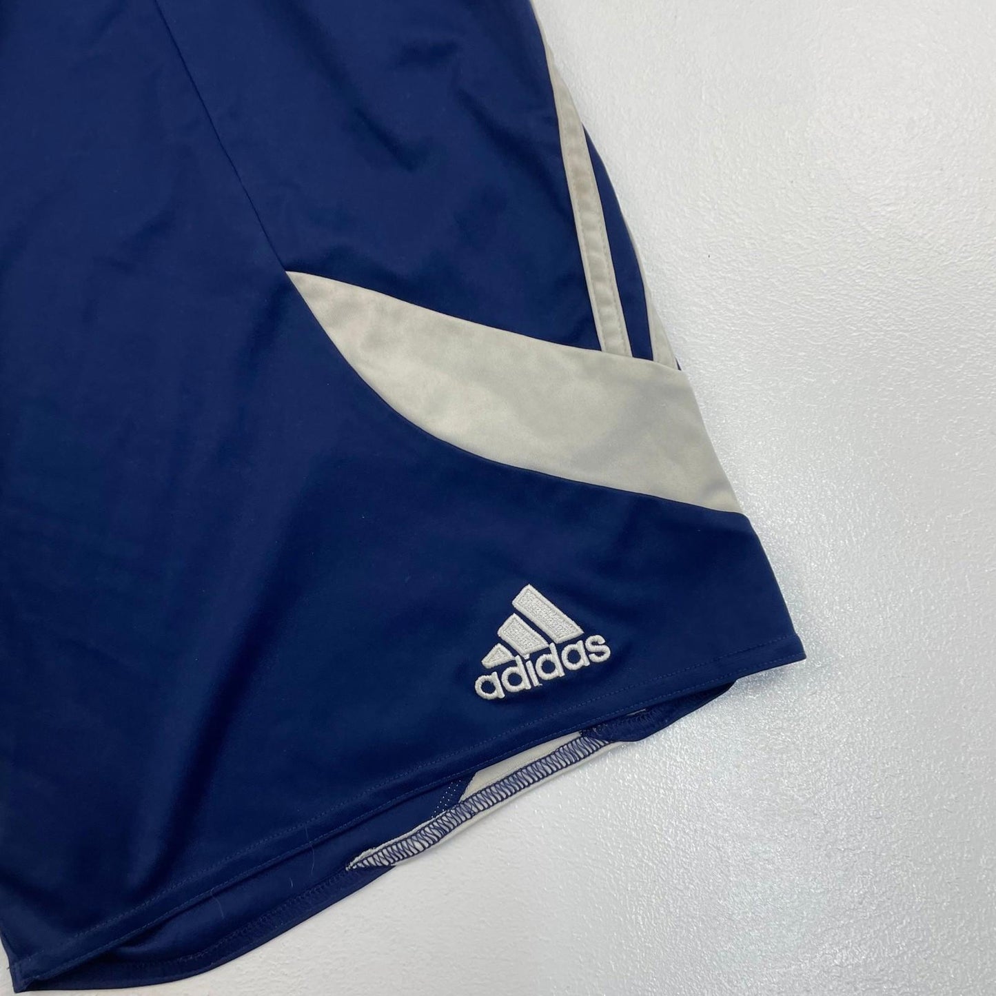 ADIDAS Activewear Shorts Athletic Blue Striped Men's UK M