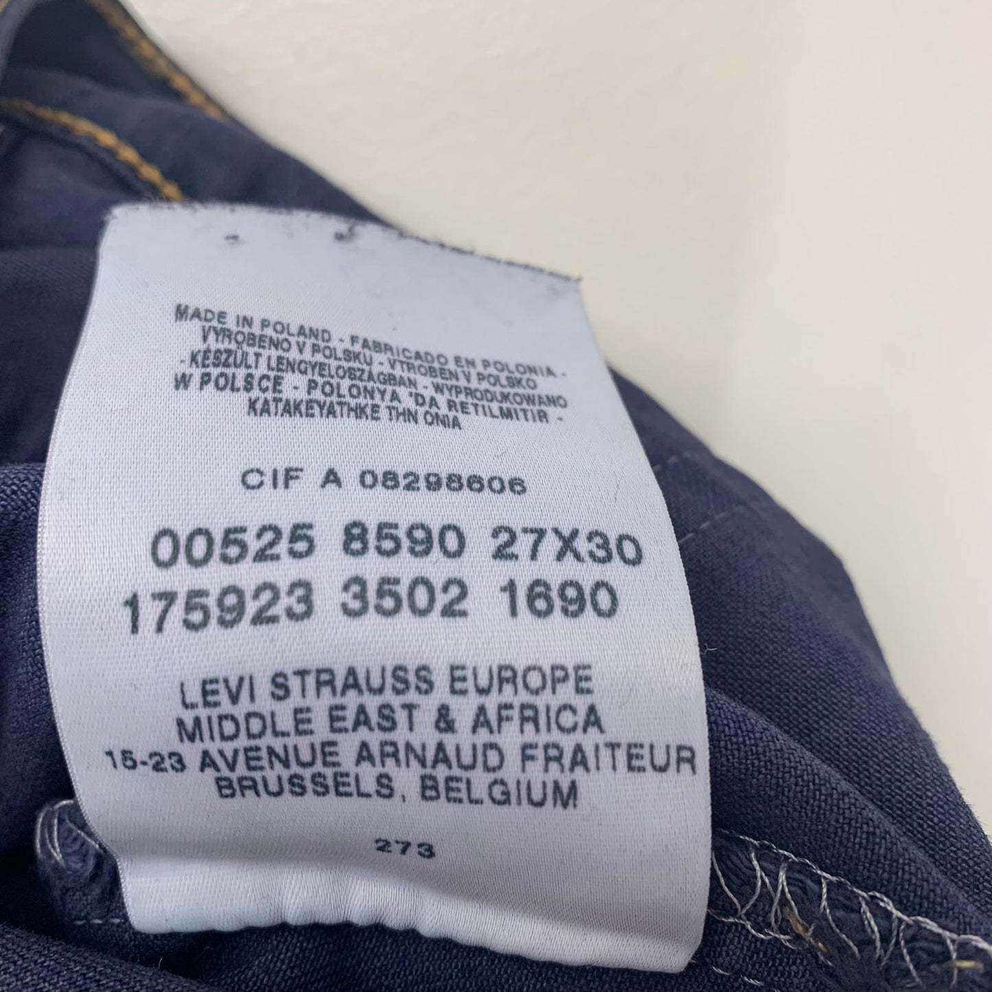 Women’s LEVIS Bootcut Jeans / Blue / W27 L30 / Blue - Purple