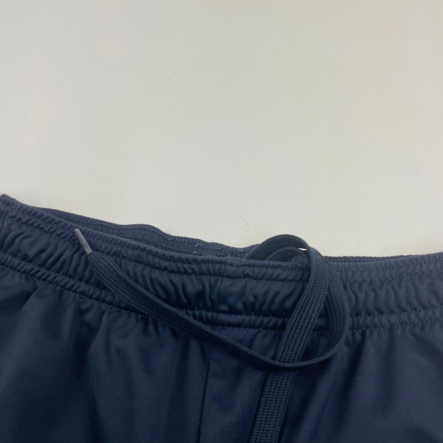 ADIDAS Aeroready Shorts Elastic Waist Stripe Logo Navy Mens S UK