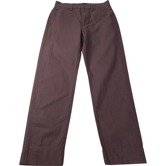 Levi's Made & Crafted Women's Straight Trousers Purple Cotton Size 27 X 30