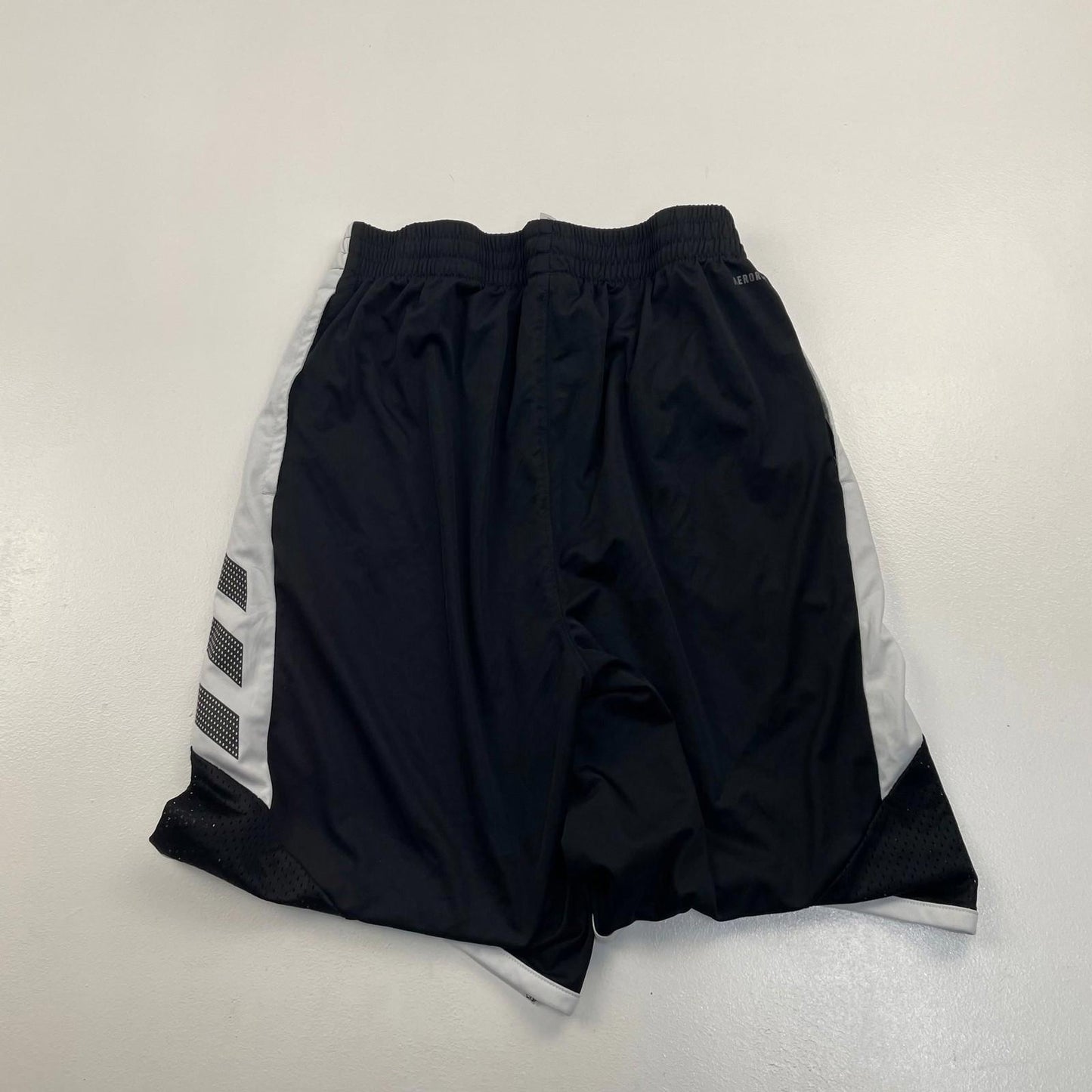 Adidas Aeroready Athletic Shorts Black White XL Boys XL