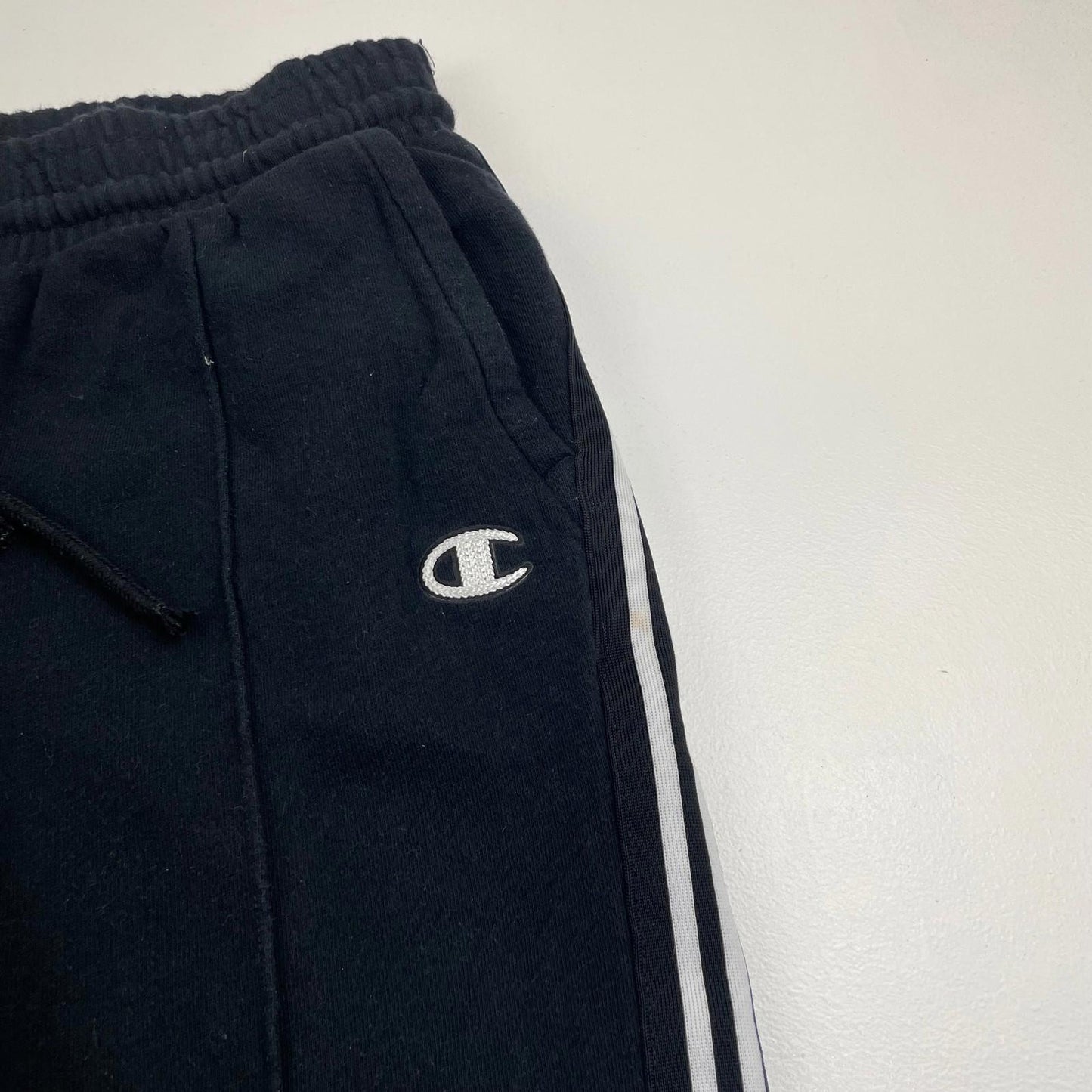 Champion Activewear Trousers Sideline Striped Black Womens Large