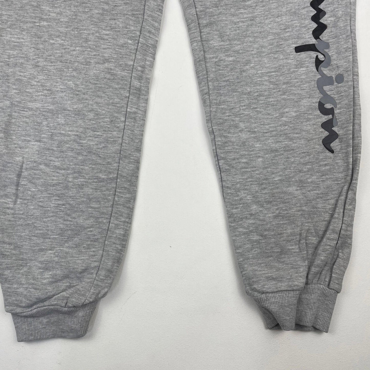 Boys CHAMPION Youth Grey Joggers , Spellout , Size Youth XL
