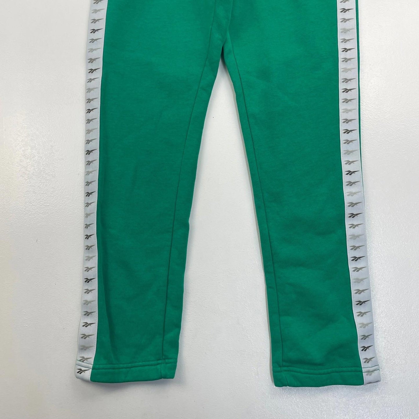 Reebok Track Pants Elastic Waist Green Mens XS