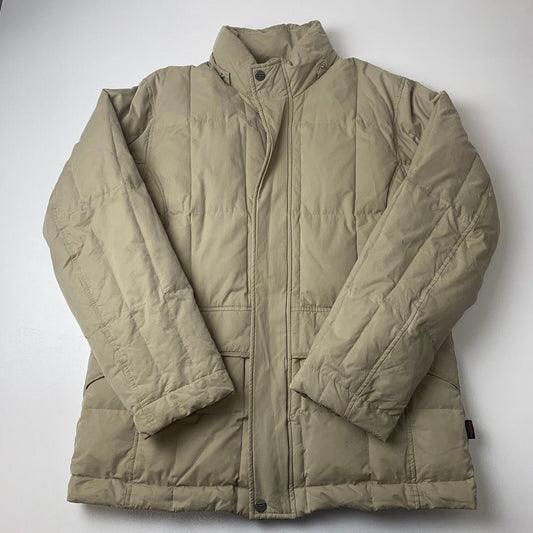 Women’s INVICTA Down Puffer Coat / Winter Jacket / Beige / Medium-Large