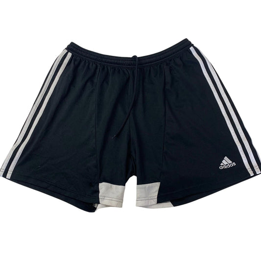 ADIDAS Formotion Athletic Shorts Black White Stripes Mens L