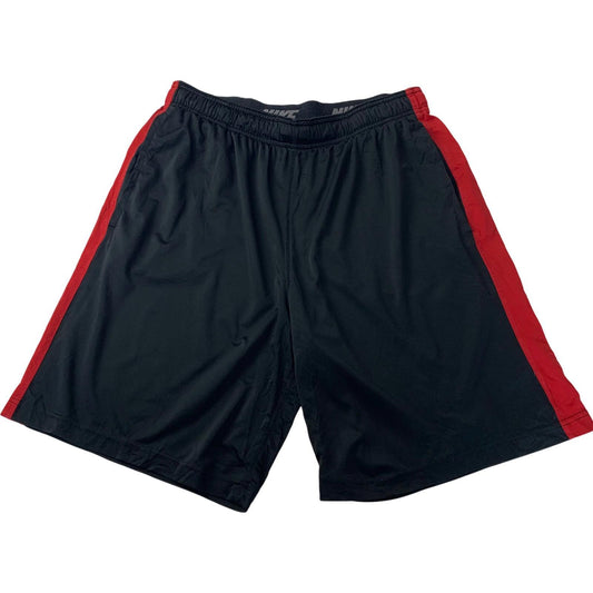 NIKE Activewear Shorts Athletic Sports Black Red Mens M