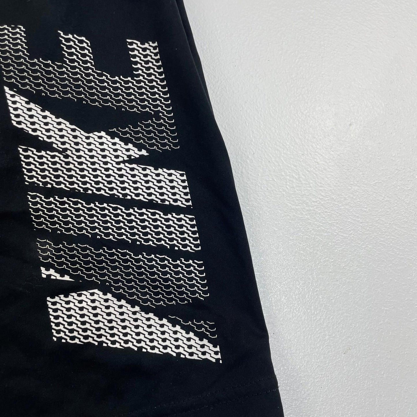 NIKE Dri-Fit Athletic Shorts Black Elastic Waist Sportswear Mens L