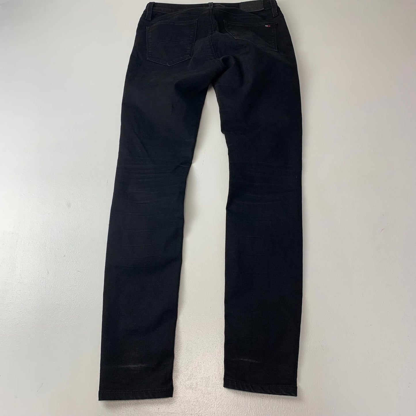 Hilfiger Denim Mid Rise Skinny Jeans Black Women's UK 8