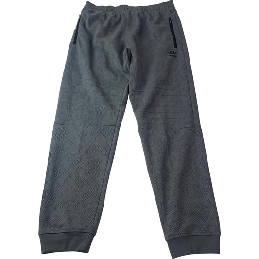 Umbro Activewear Trousers Jogger Style Patterned Grey Boys Size XL-16/18