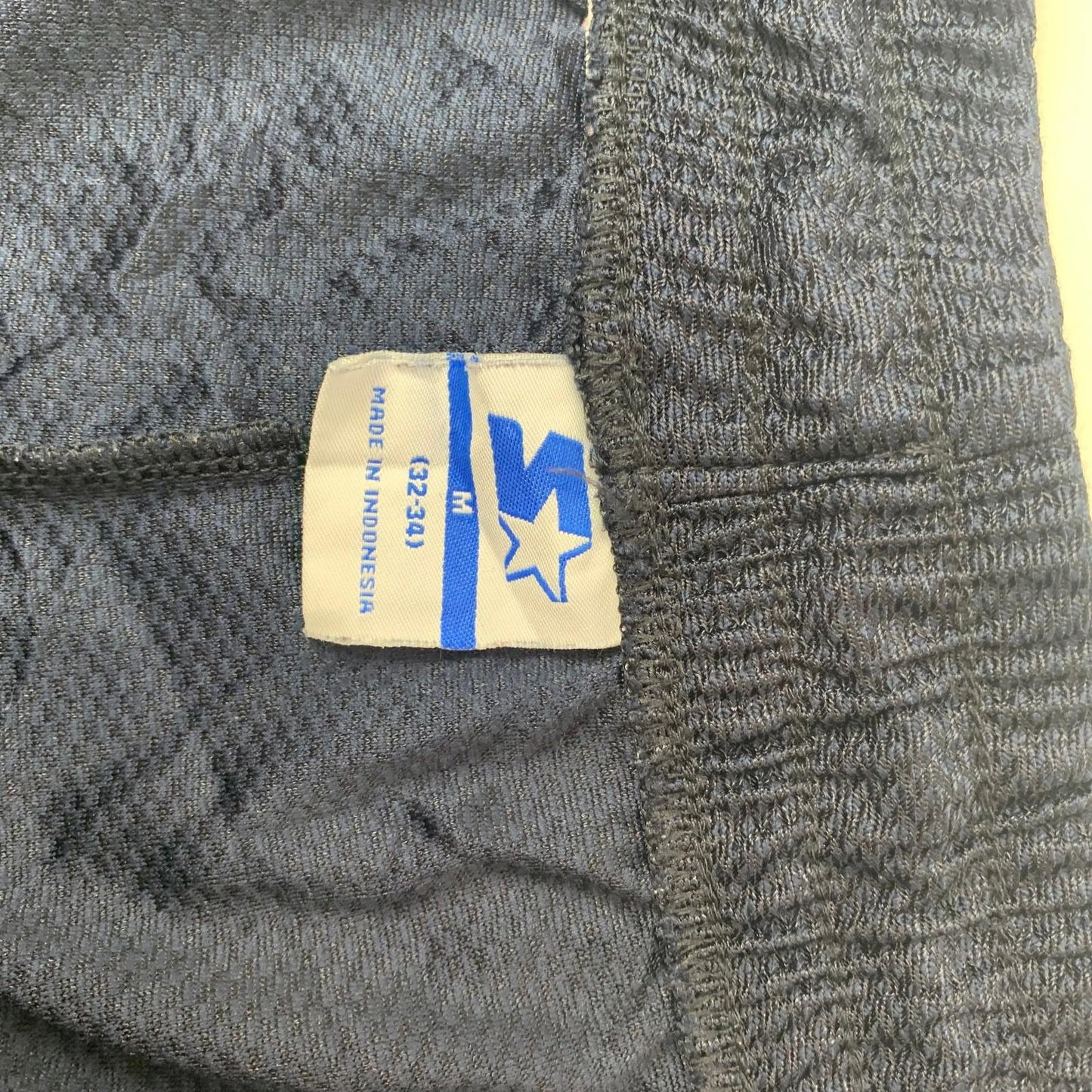 CONVERSE Mesh Athletic Shorts Drawstring Elastic Waist Blue Mens Medium