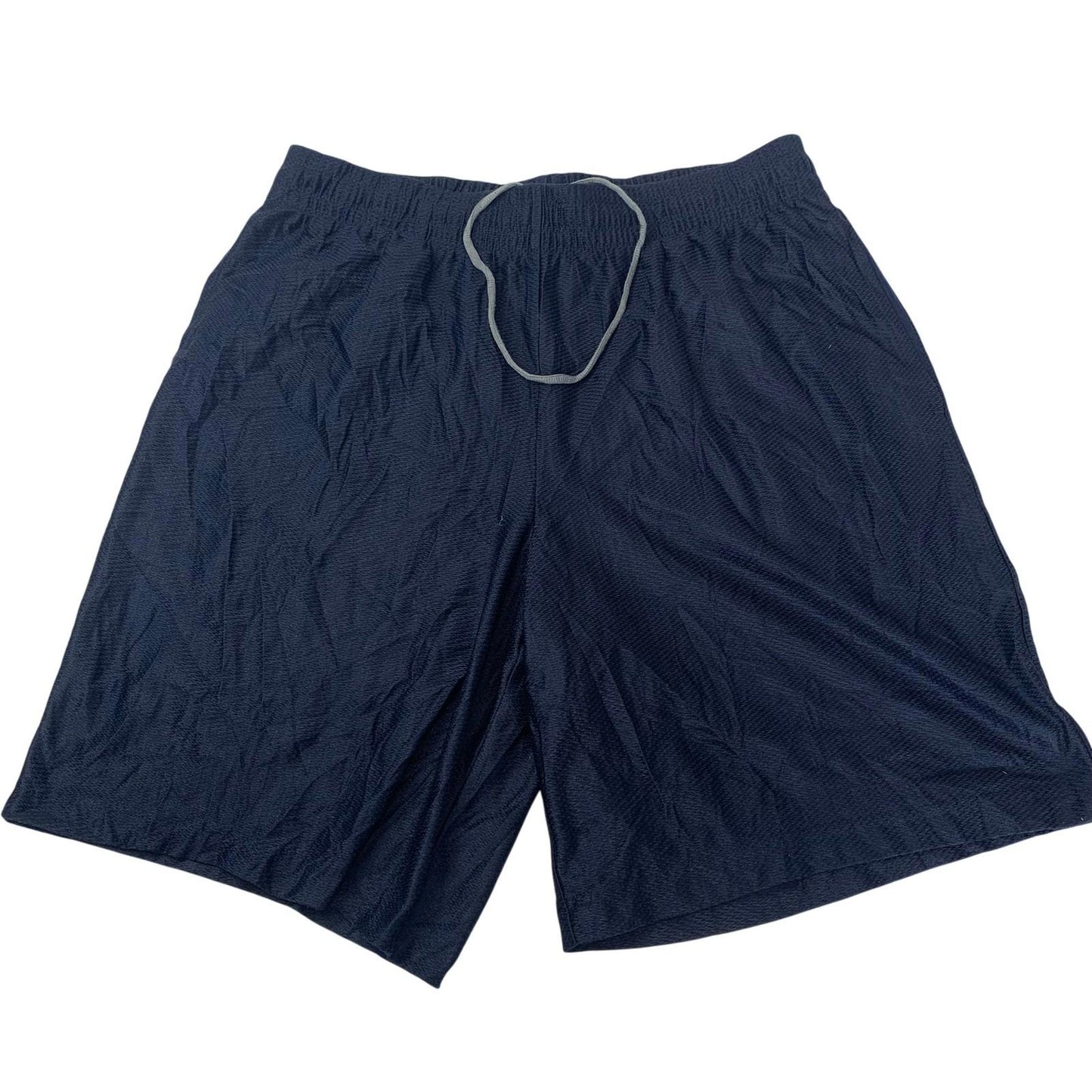 CONVERSE Mesh Athletic Shorts Drawstring Elastic Waist Blue Mens Medium