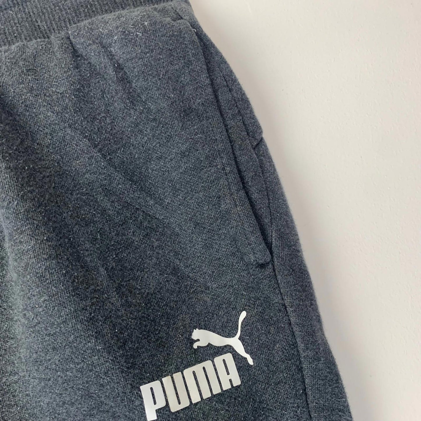 Puma Jogger Sweatpants Casual Grey Mens L