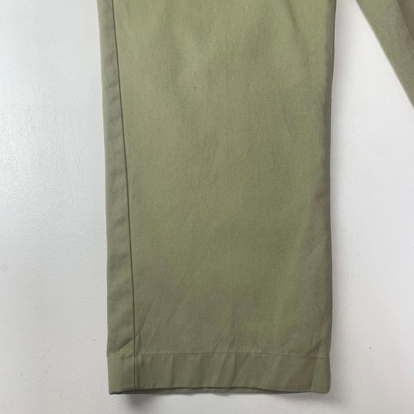 Dickies 874 Original Fit Trousers Workwear Khaki Green Women's Label Size 40x27